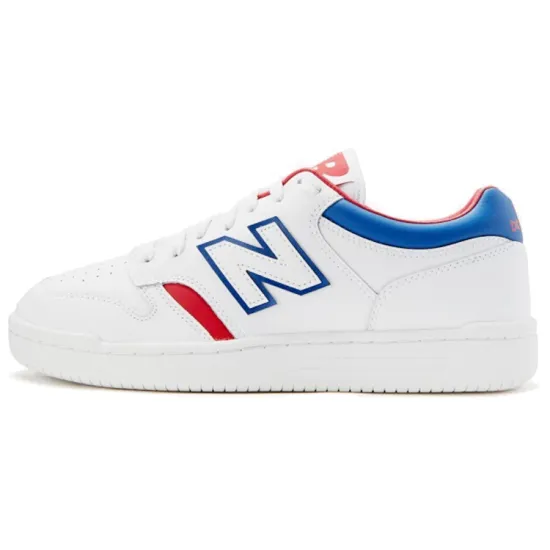 New Balance NB 480 Skateboarding Shoes Unisex Low-top White/blue