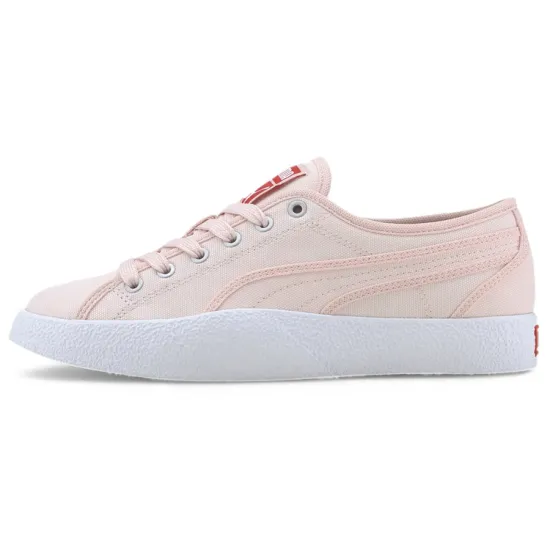 Puma Love Skateboarding Shoes Women's Low-top Pink/white