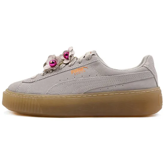 Fenty Beauty X Puma Platform Skateboarding Shoes Women's Low-top Off-white