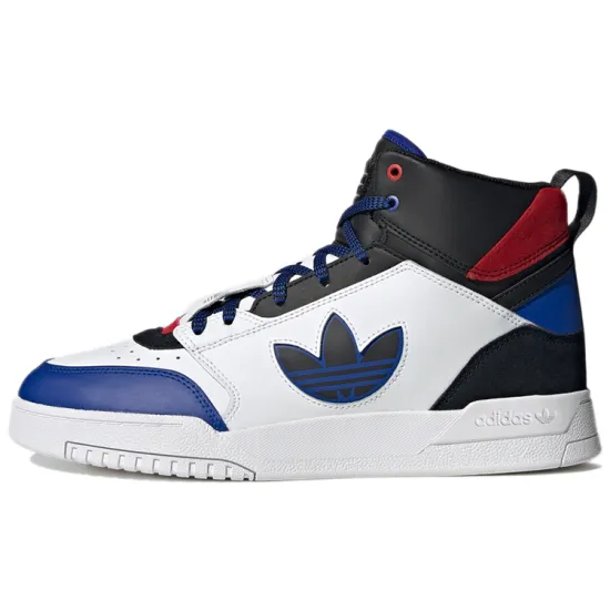 Adidas Originals Drop Step Mid Top Sneakers White/Black/Blue