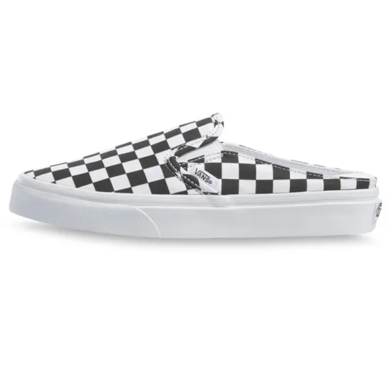 Vans Classic Slip on Plaid Unisex White/Black