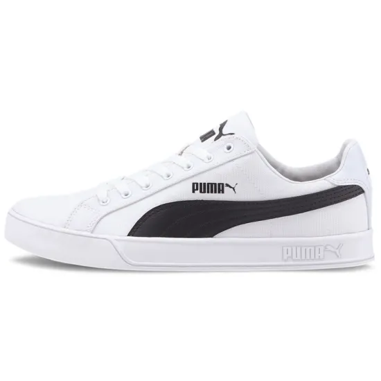 PUMA Smash Vulc Canvas 'White Black'