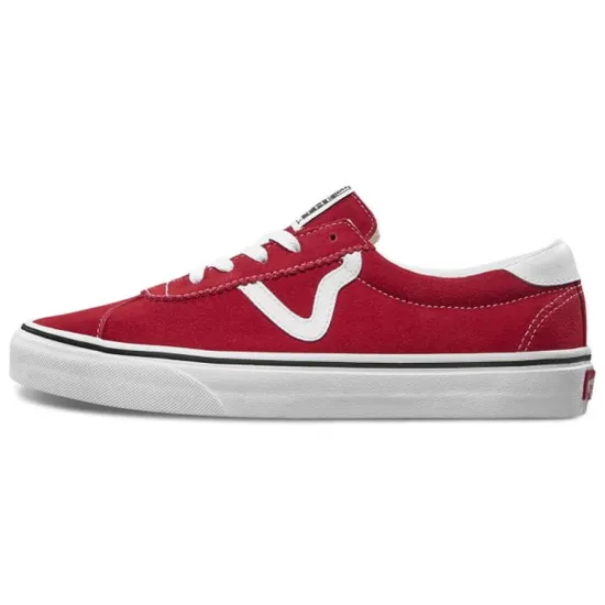 Vans Sports Skateboarding Shoes Unisex Low-top White/Red