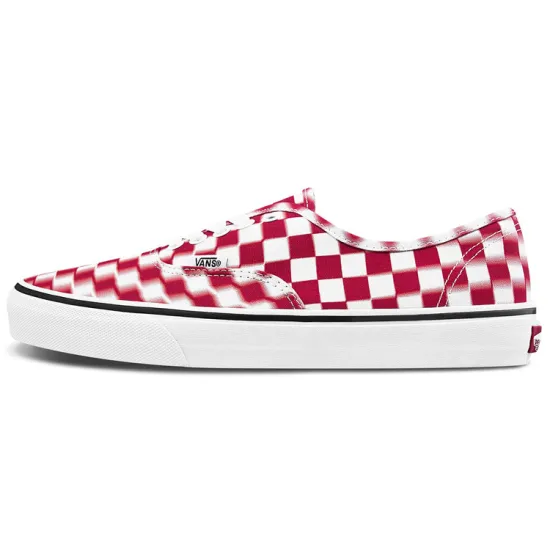 Vans Authentic 'Blur Check - White Red'