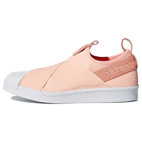 Adidas Originals Superstar Slip On Clear Orange Women's