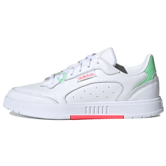 Adidas Neo Skateboard Shoes Women's Low-Top White Pink/Green