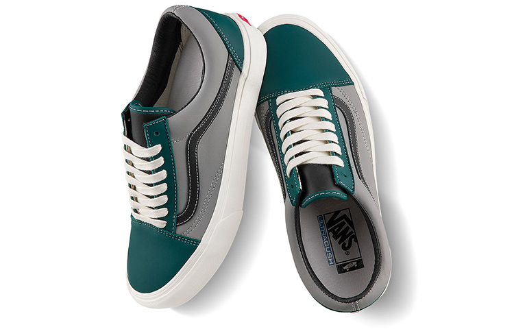 Кеды Vans Old Skool VLT LX (серо-зеленые) — фото 3