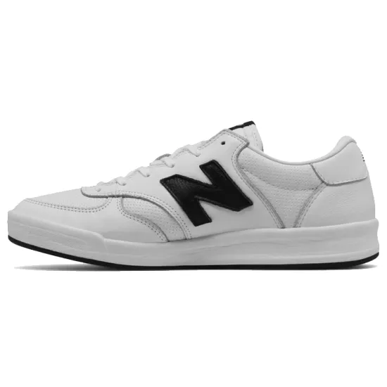 New Balance 300 Leather 'Black White'