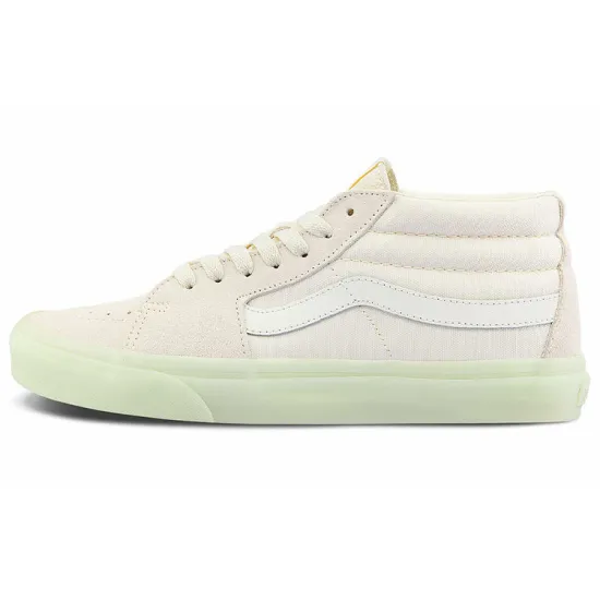 Vans SK8 Skateboarding Shoes Unisex Mid-top White