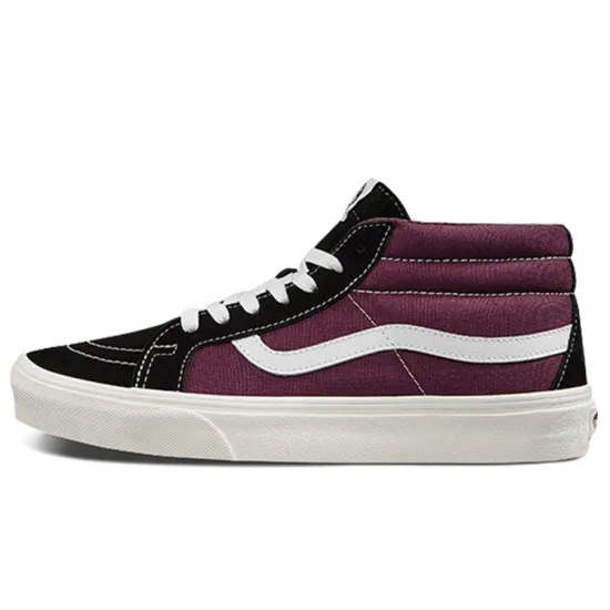 Vans SK8 Skateboarding Shoes Unisex Mid-top Black/purple