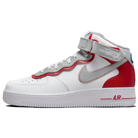 Nike Air Force 1 Mid Athletic Club White Gym Red
