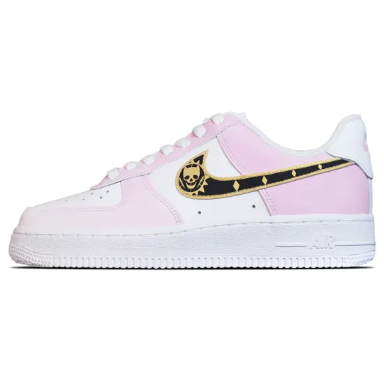 Nike Air Force 1 Skateboarding Shoes Men Low-top Powder