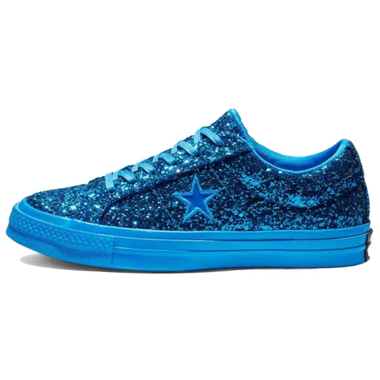 Converse One Star Skateboarding Shoes Unisex Low-top Dazzling Blue