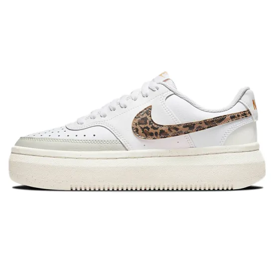Nike Court Vision Alta Low White Light Bone Sail Archaeo Brown Women's