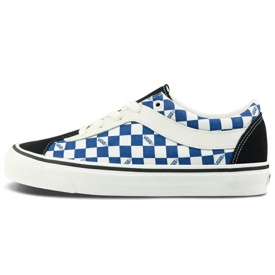 Vans Bold Skateboarding Shoes Unisex Low-top White/Royal Blue/Fern Green