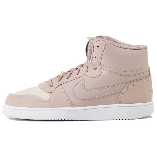 Nike EBERNON Skateboarding Shoes Women's Mid-top Powder