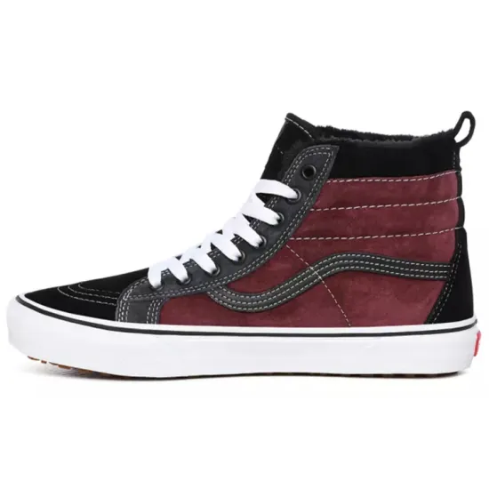 Vans SK8 Skateboarding Shoes Unisex High-top Black/purple