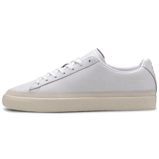 PUMA Basket Trim Prm Retro Low Tops Casual Skateboarding Shoes Unisex White