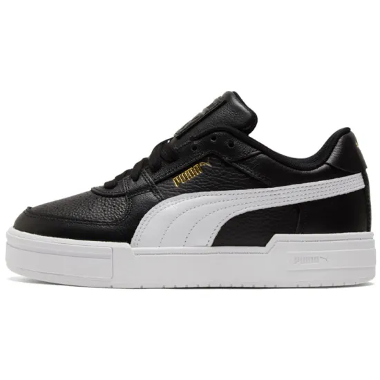 PUMA Ca Pro Skateboarding Shoes Unisex Low-top Black/White/Gold