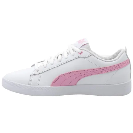 PUMA Smash V2 Skateboarding Shoes Women's Low-top White/Pink