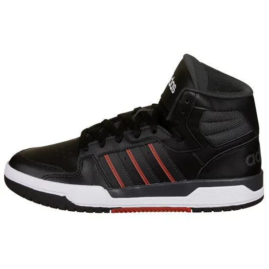 Adidas Neo Neo Entrap Mid Cozy Casual Skateboarding Shoes Black