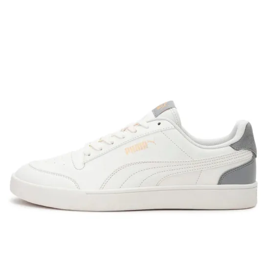 PUMA Shuffle Skateboarding Shoes Unisex Low-top White/Gray