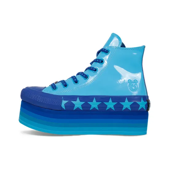 Converse Chuck Taylor All Star Lift Hi Miley Cyrus Blue Women's