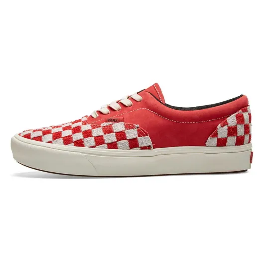 Vans Comfycush Era XL Racing Red Chenille Checkerboard