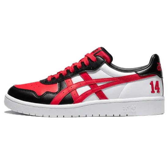 Asics JAPAN S Skateboarding Shoes Unisex Low-top White/Black/Red