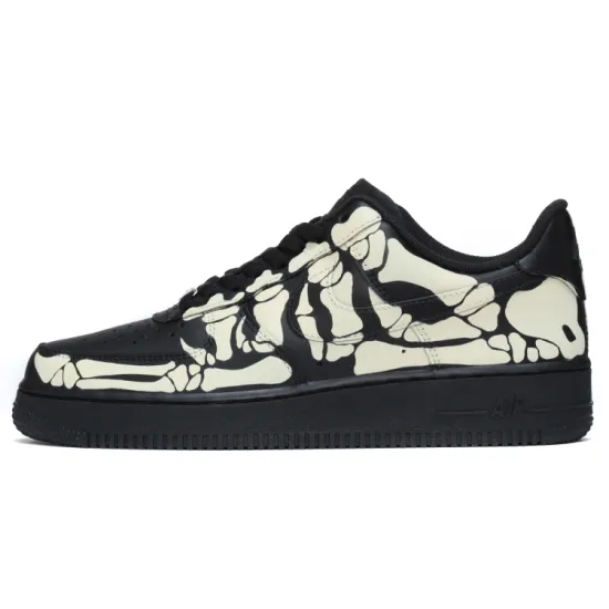 Nike Air Force 1 Air Force 1 Coverage Warm Low-Top Skateboard Shoes Unisex Black