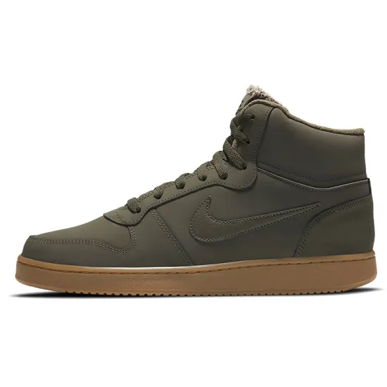 Nike EBERNON Skateboarding Shoes Men Mid-top Army Green