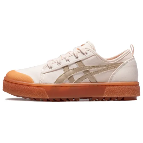 Asics Court Trail Skateboarding Shoes Women's Low-top Pale Pink/khaki