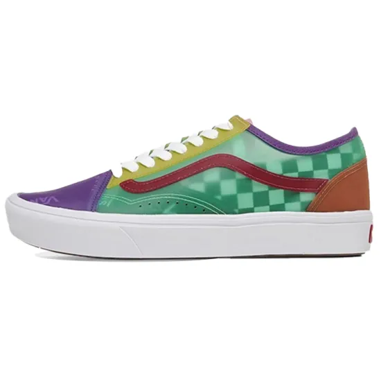 Vans Comfycush SLIP SKOOL J@ZZ Deep 'Green Purple' Women's