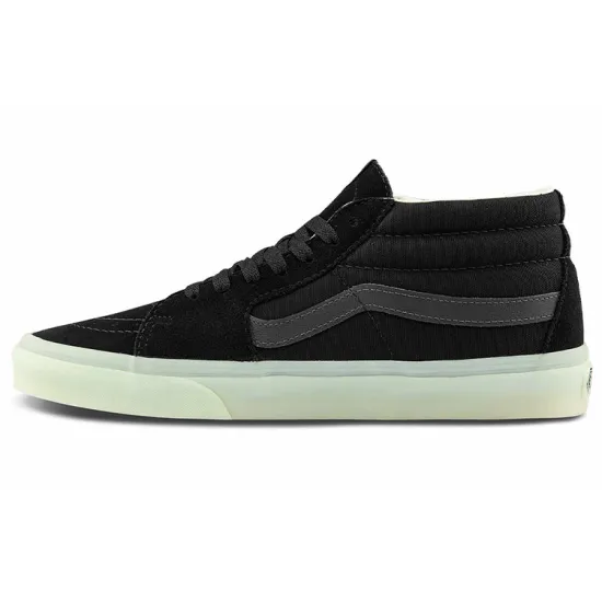 Vans SK8 Skateboarding Shoes Unisex Mid-top Black/white