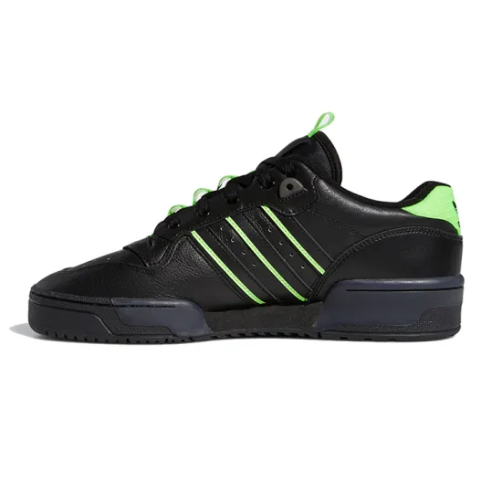 Adidas Rivalry Low Core Black Solar Green