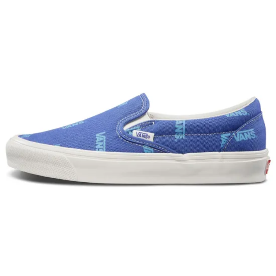 Vans Slip-On Multi-Logo Blue