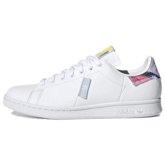 Adidas Originals STAN SMITH Collection Skateboard Shoes Women's Low-top White/Gray
