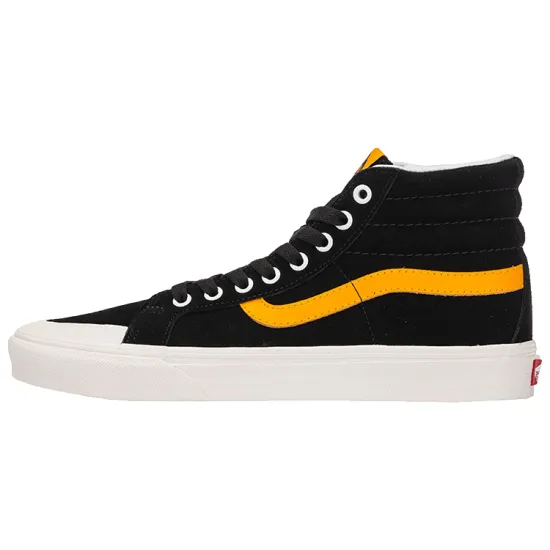 Vans SK8 Skateboarding Shoes Unisex High-top Black/yellow