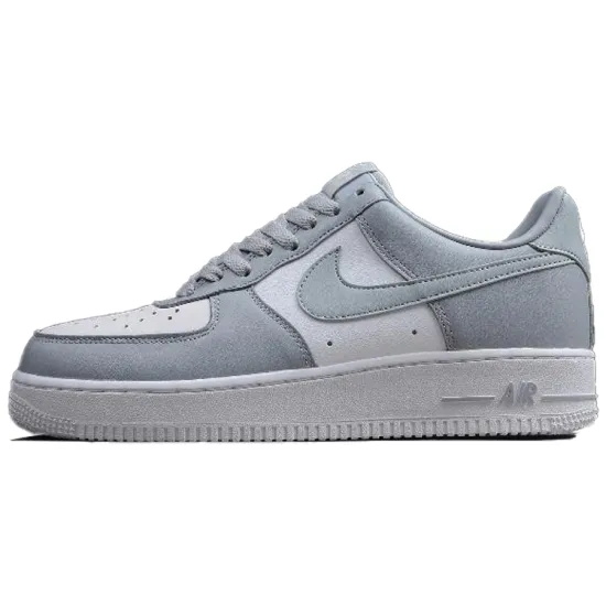 Nike Air Force 1 Skateboarding Shoes Men Low-top Grey/white