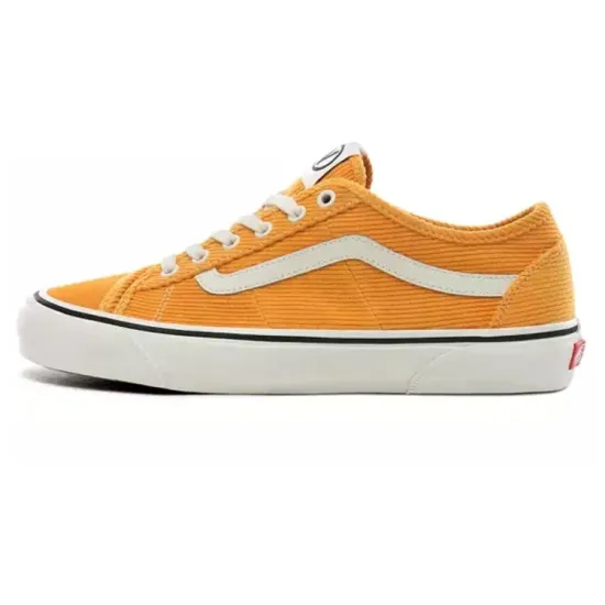 Vans Bess Ni Skateboarding Shoes Unisex Low-top Orange/White