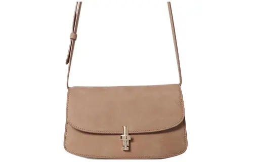 THE ROW Leather Shoulder Bag, Crossbody Bag Small Women's Tundra