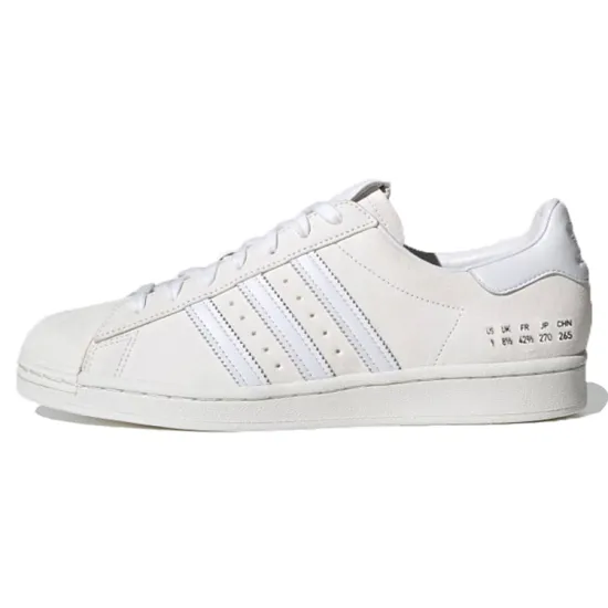 Adidas Superstar Premium Size Tag Off White