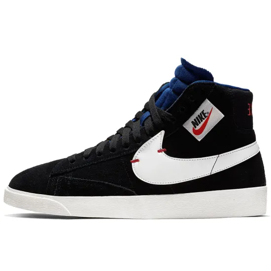 Nike Blazer Mid Rebel XX Black Royal Blue Women's