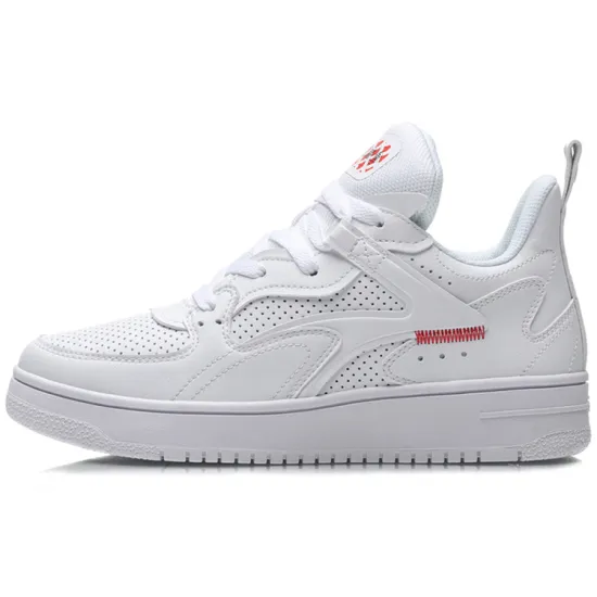 LINING CF Skateboard Shoes Women's Mid-Top White