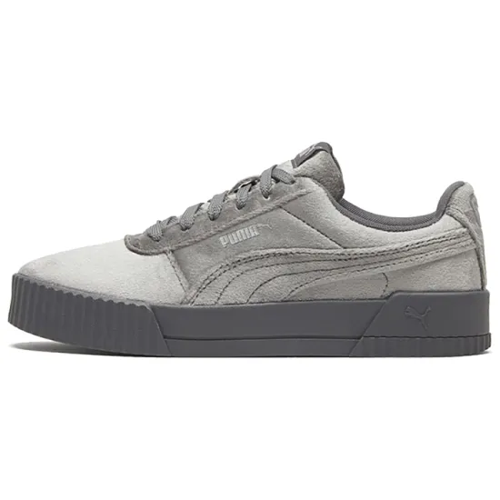 PUMA Carina Skateboarding Shoes Women's Low-top Gray/Silver