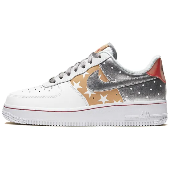 Nike Air Force 1 Low Metallic Gold Stars Women's