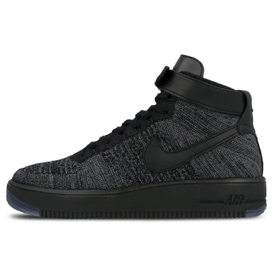 Nike Air Force 1 Ultra Flyknit Mid Dark Grey Black