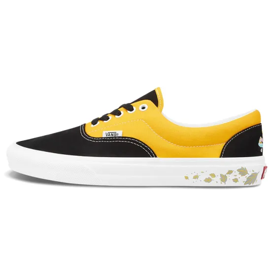 Vans Era Skateboarding Shoes Unisex Low-top Black/Yellow