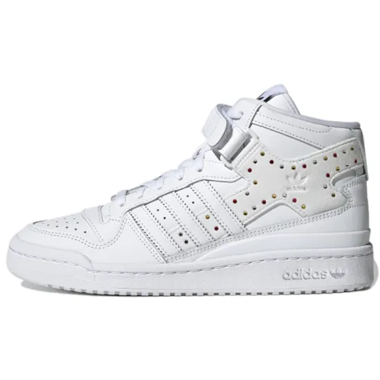 Adidas Forum Mid Swarovski White Multi Color Women's