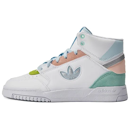 Adidas Originals Drop Step Skateboard Shoes Women's High-top White, Blue, Pink, Green